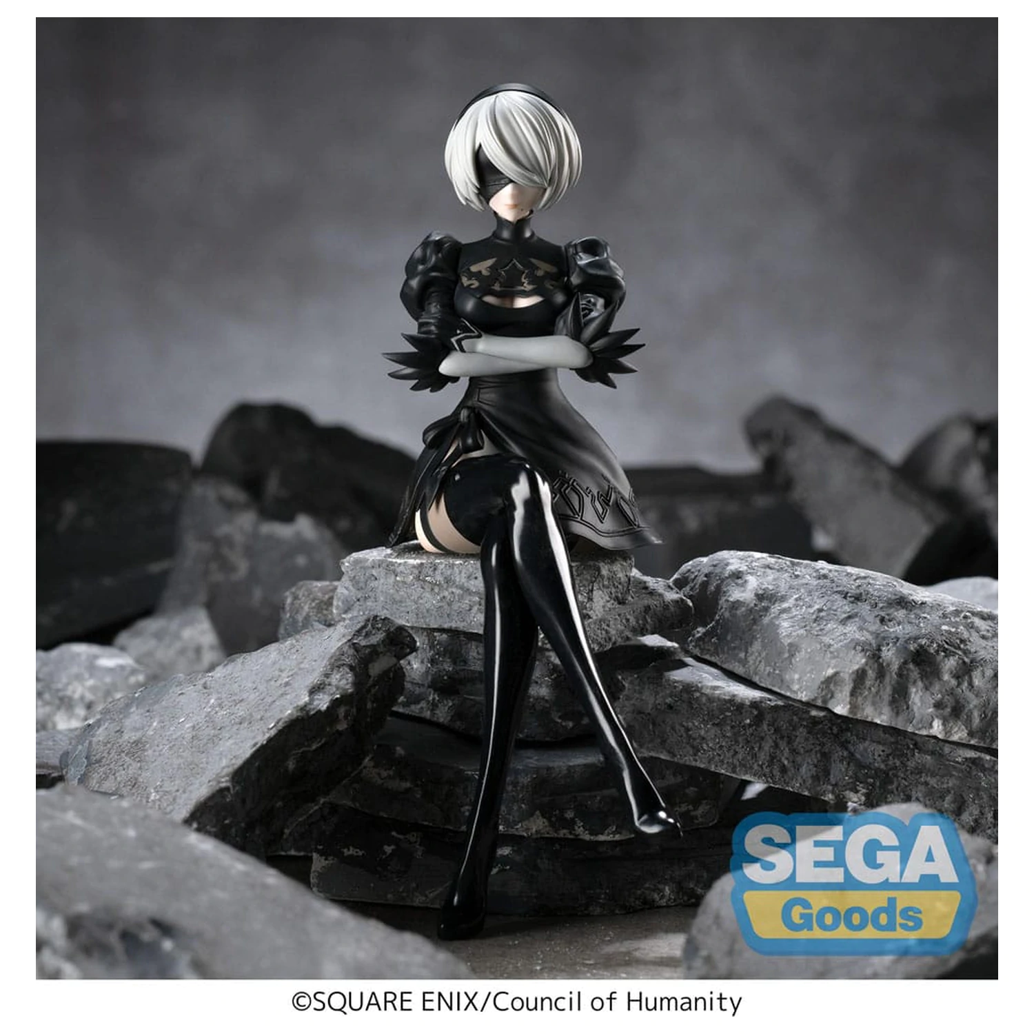 NieR:Automata Ver1.1a PM Perching Statuie PVC 2B 13 cm poza produsului