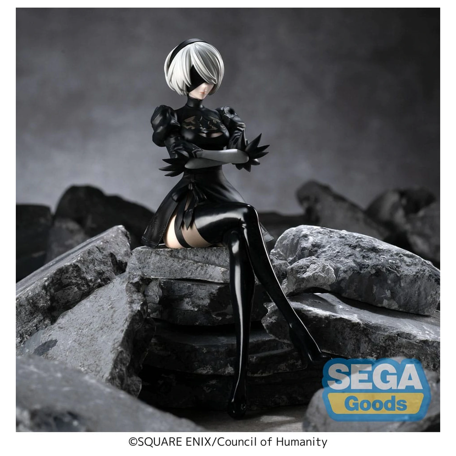 NieR:Automata Ver1.1a PM Perching Statuie PVC 2B 13 cm poza produsului