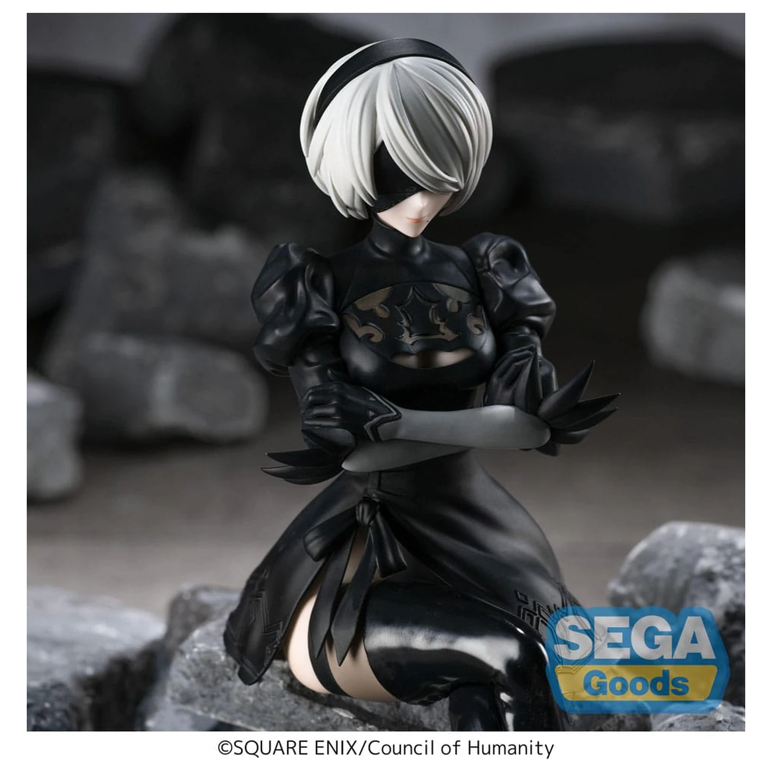 NieR:Automata Ver1.1a PM Perching Statuie PVC 2B 13 cm poza produsului