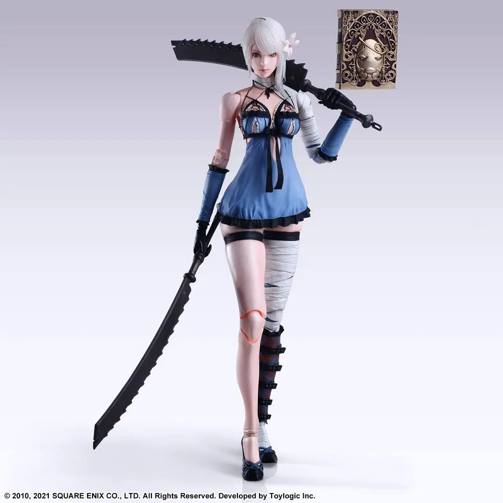 Nier Replicant ver.1.22474487139... Figurina de acțiune Play Arts Kai Kainé 26 cm poza produsului