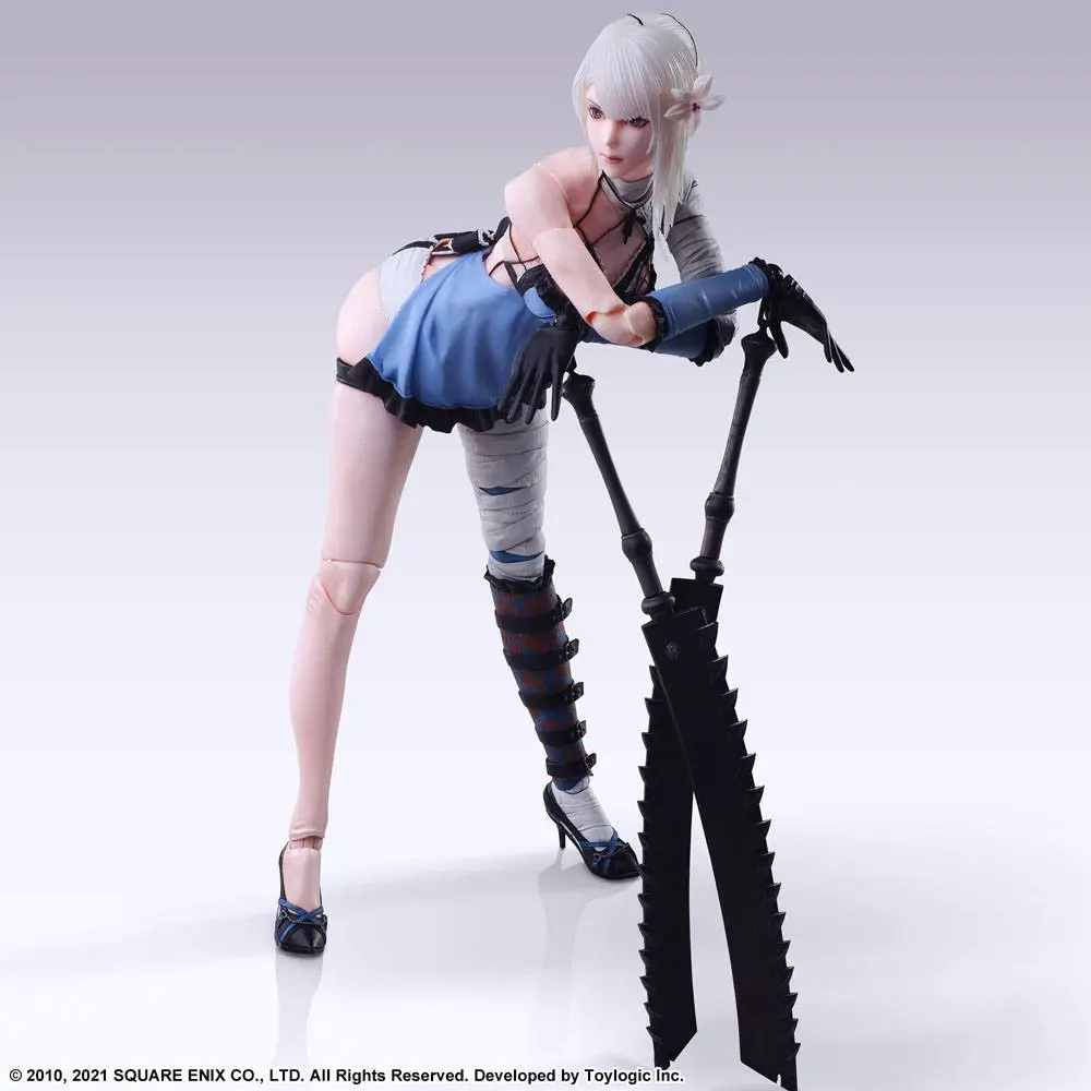 Nier Replicant ver.1.22474487139... Figurina de acțiune Play Arts Kai Kainé 26 cm poza produsului