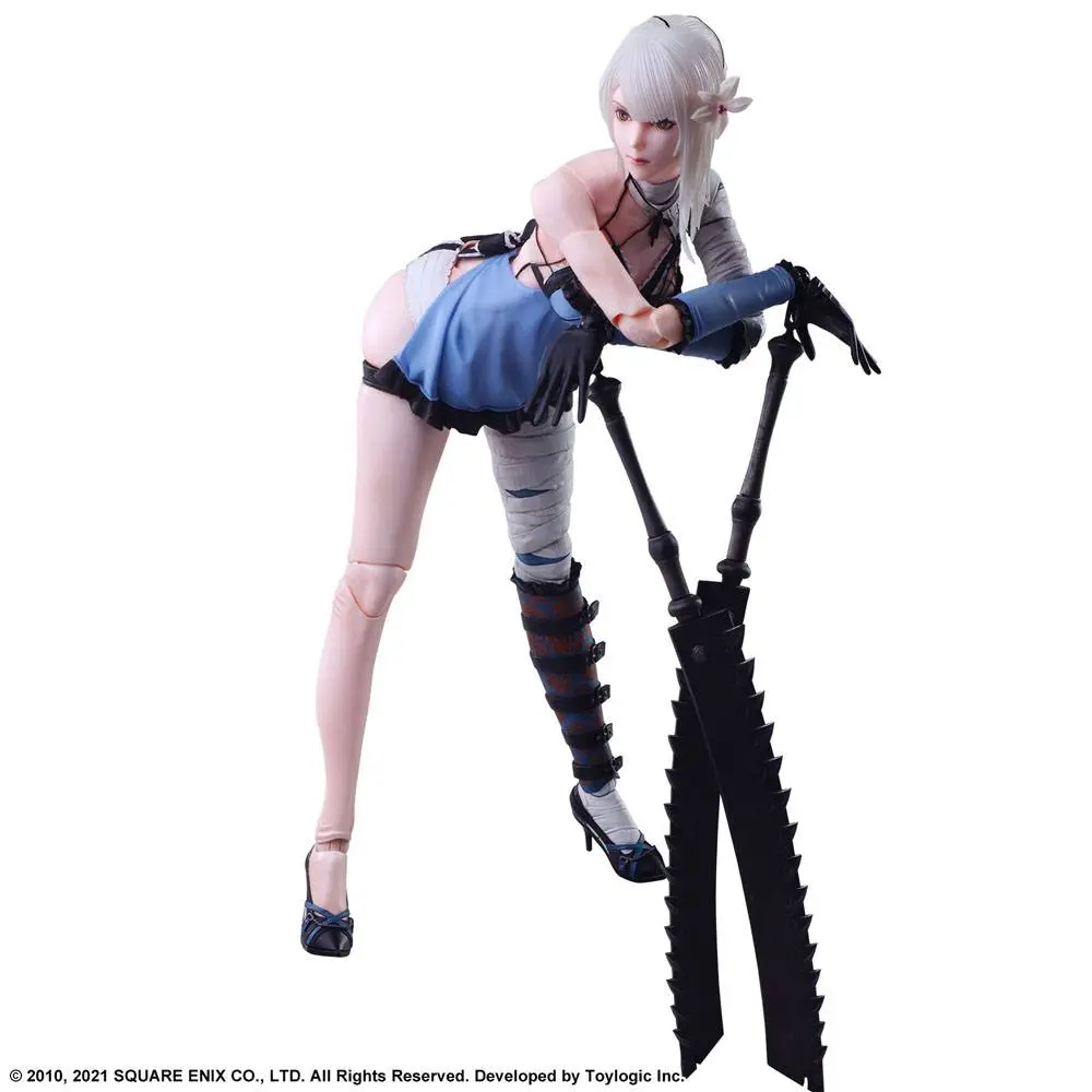 Nier Replicant ver.1.22474487139... Figurina de acțiune Play Arts Kai Kainé 26 cm poza produsului