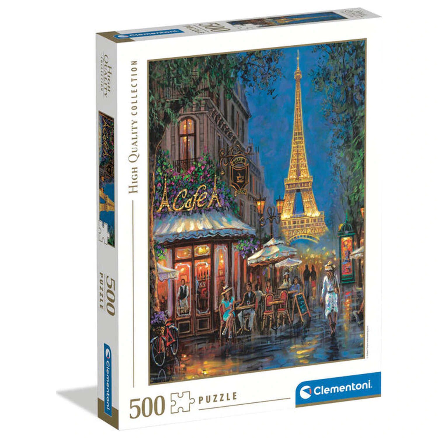 Night at the Eiffel Cafe puzzle 500 piese poza produsului