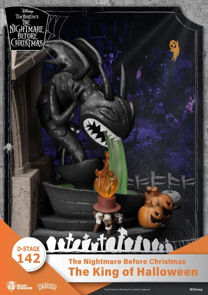 Nightmare before Christmas D-Stage PVC Diorama Regele Halloween 15 cm poza produsului