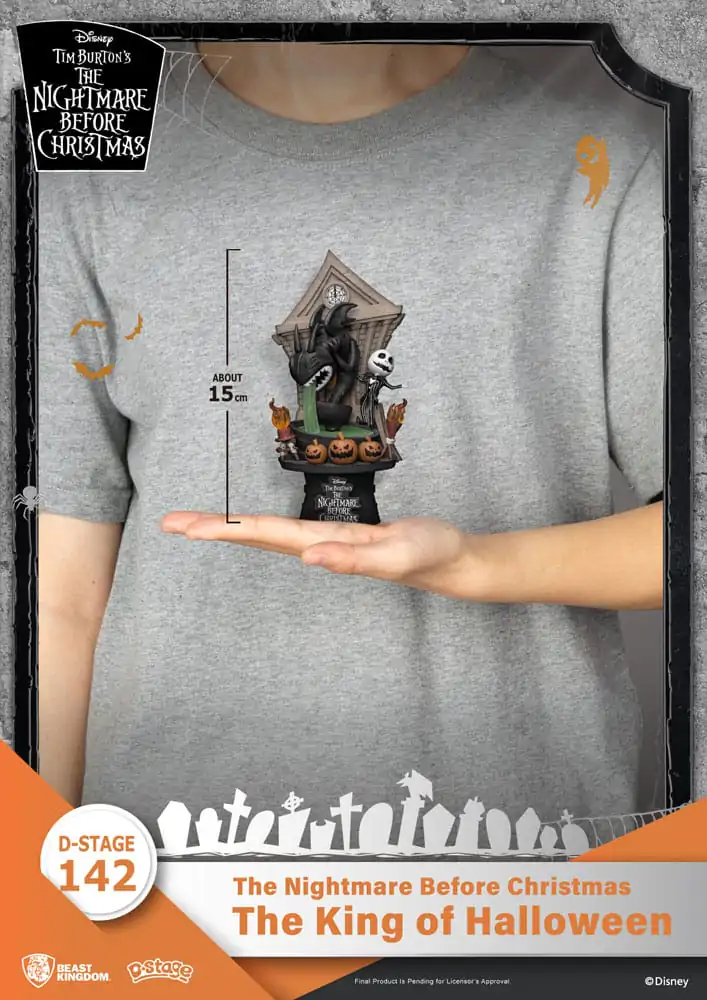 Nightmare before Christmas D-Stage PVC Diorama Regele Halloween 15 cm poza produsului