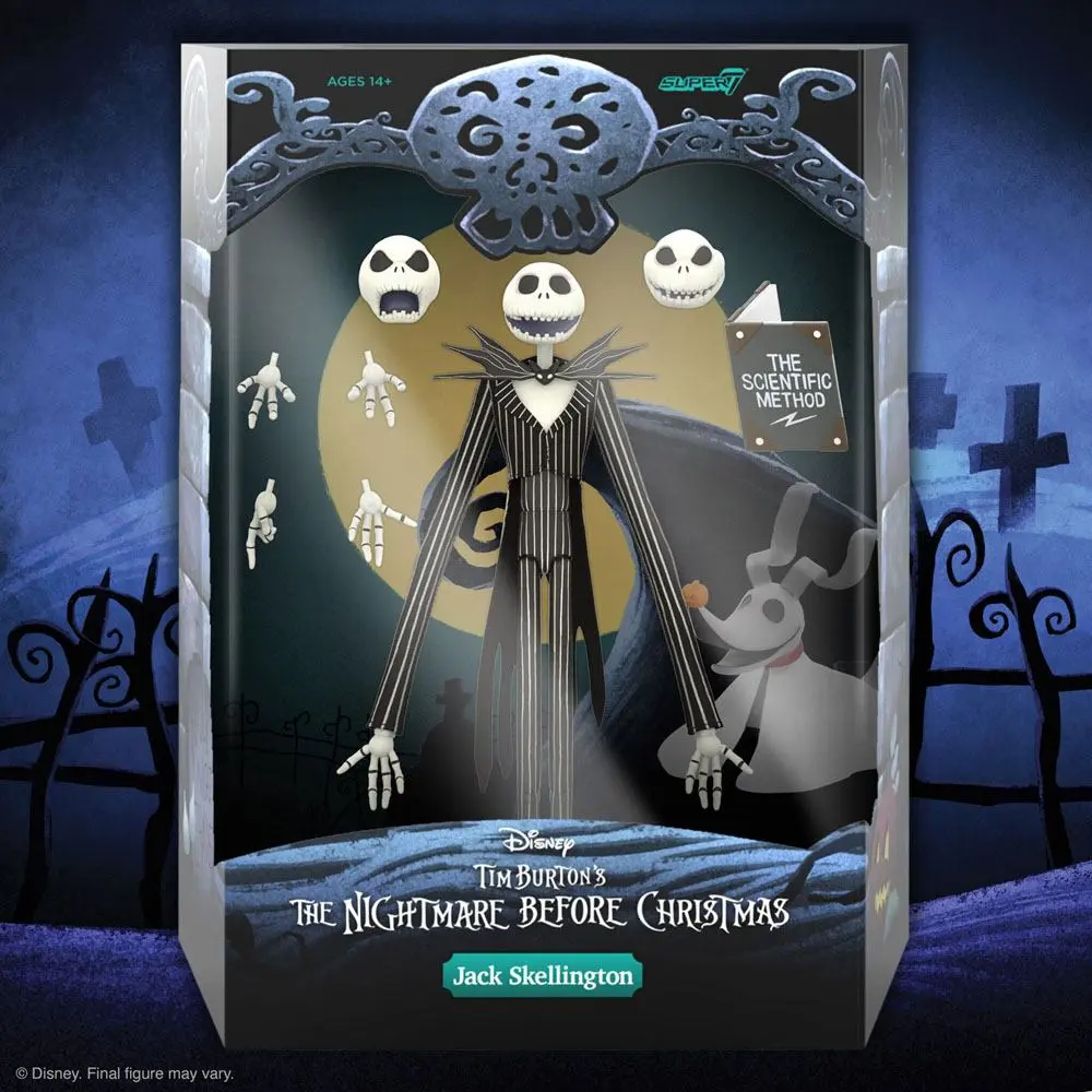 Nightmare Before Christmas Disney Ultimates figurină de acțiune Jack Skellington 18 cm poza produsului