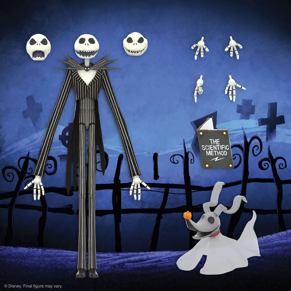 Nightmare Before Christmas Disney Ultimates figurină de acțiune Jack Skellington 18 cm poza produsului