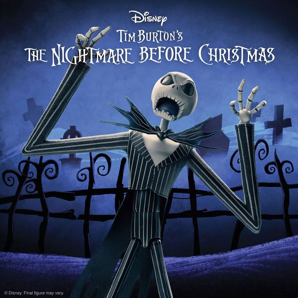 Nightmare Before Christmas Disney Ultimates figurină de acțiune Jack Skellington 18 cm poza produsului