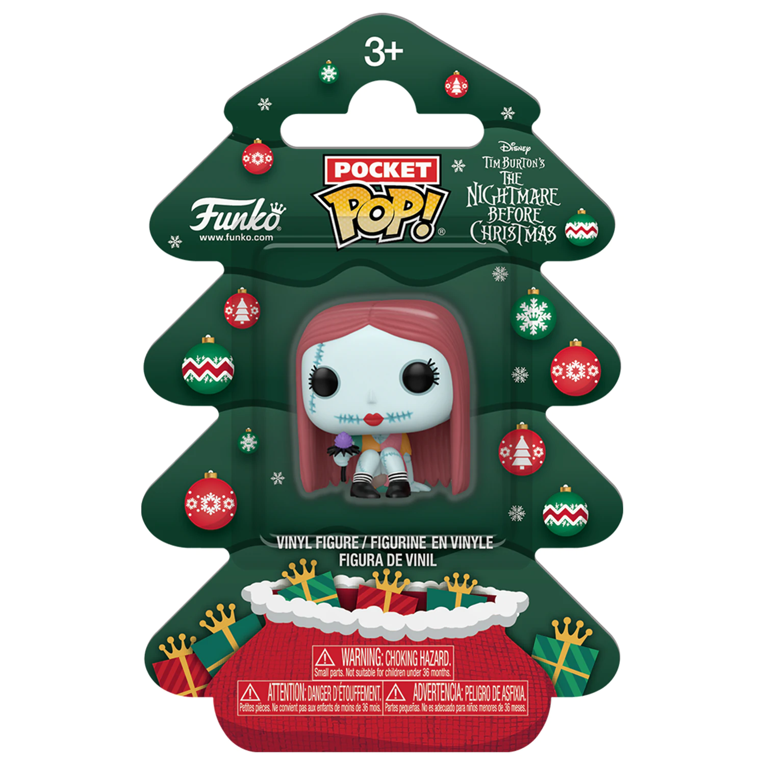 Nightmare before Christmas Holiday 2025 Figurină Pocket Funko POP! din Vinil Sally Tree Holiday Box 4 cm poza produsului