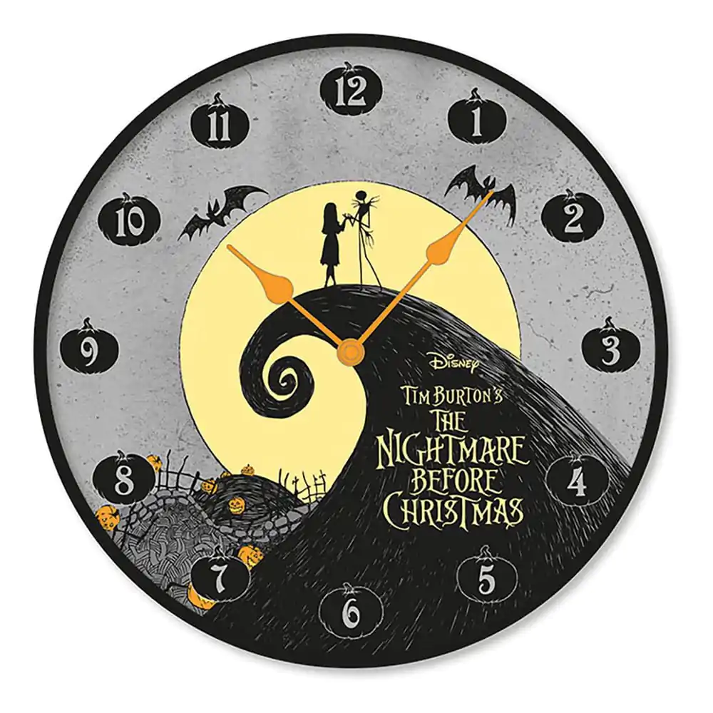 Nightmare Before Christmas Ceas de perete Jack & Sally poza produsului