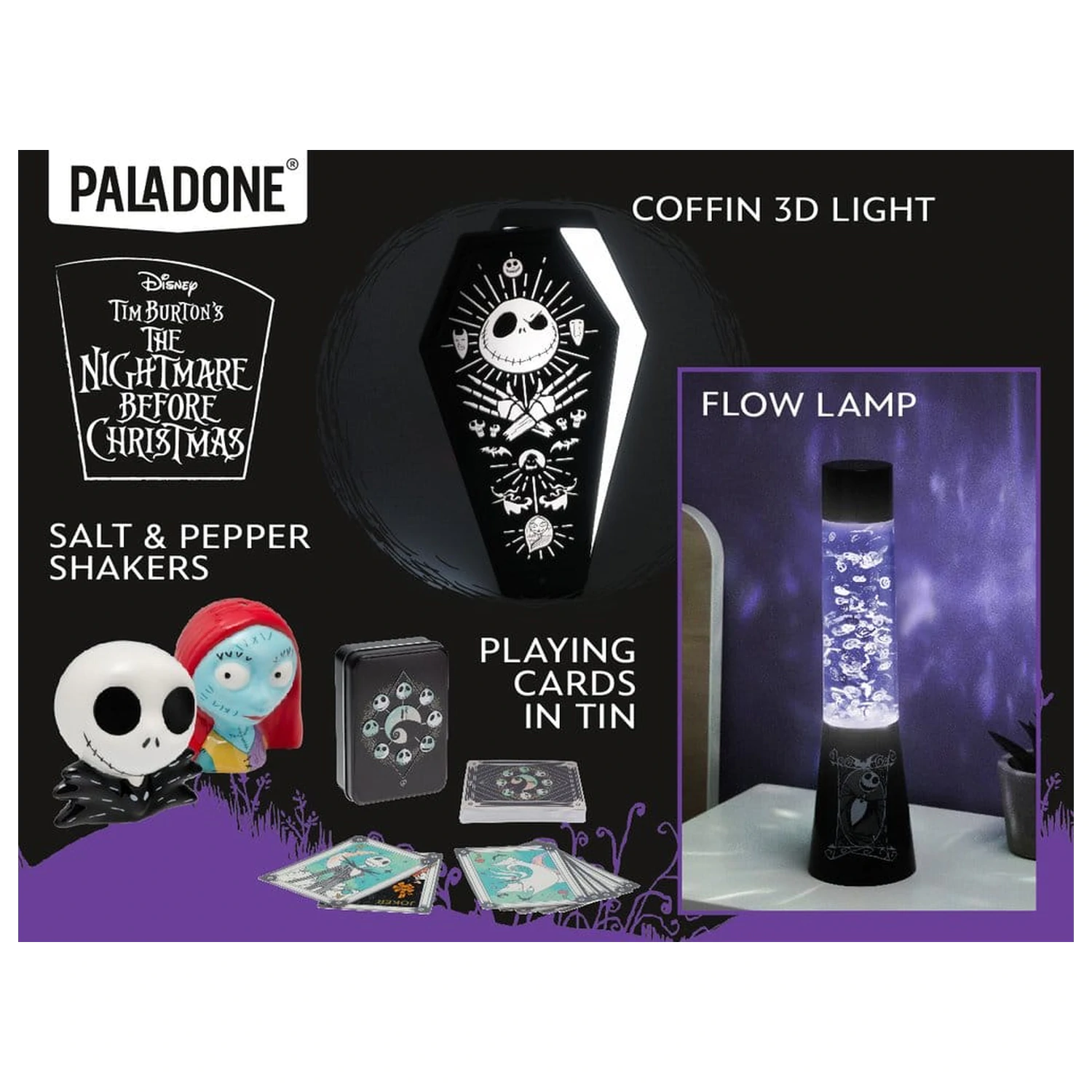 Nightmare Before Christmas Curgere Luminoasa 33 cm poza produsului