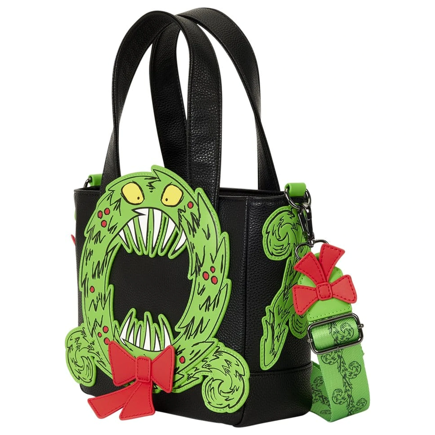 Geanta Crossbody Nightmare before Christmas by Loungefly Man-Eating Wreath poza produsului