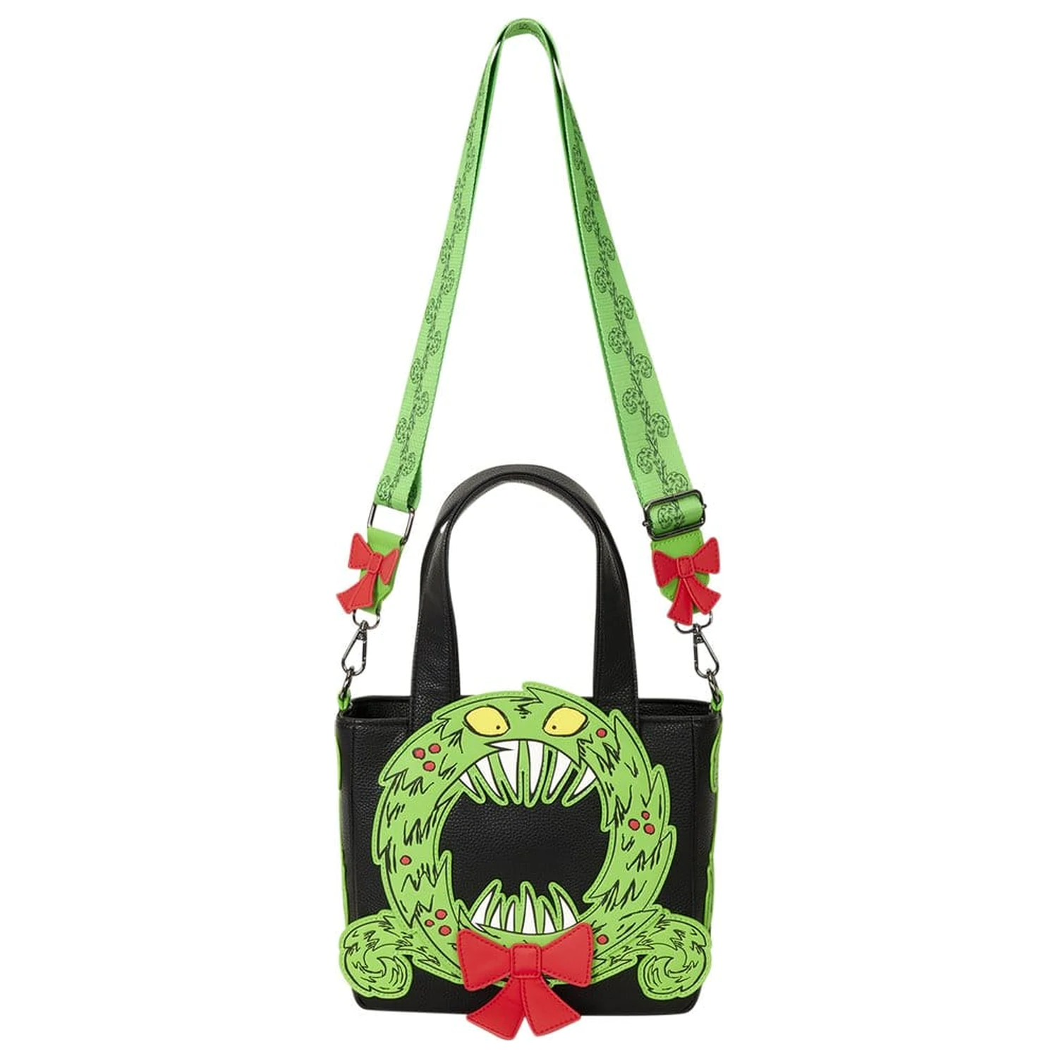 Geanta Crossbody Nightmare before Christmas by Loungefly Man-Eating Wreath poza produsului