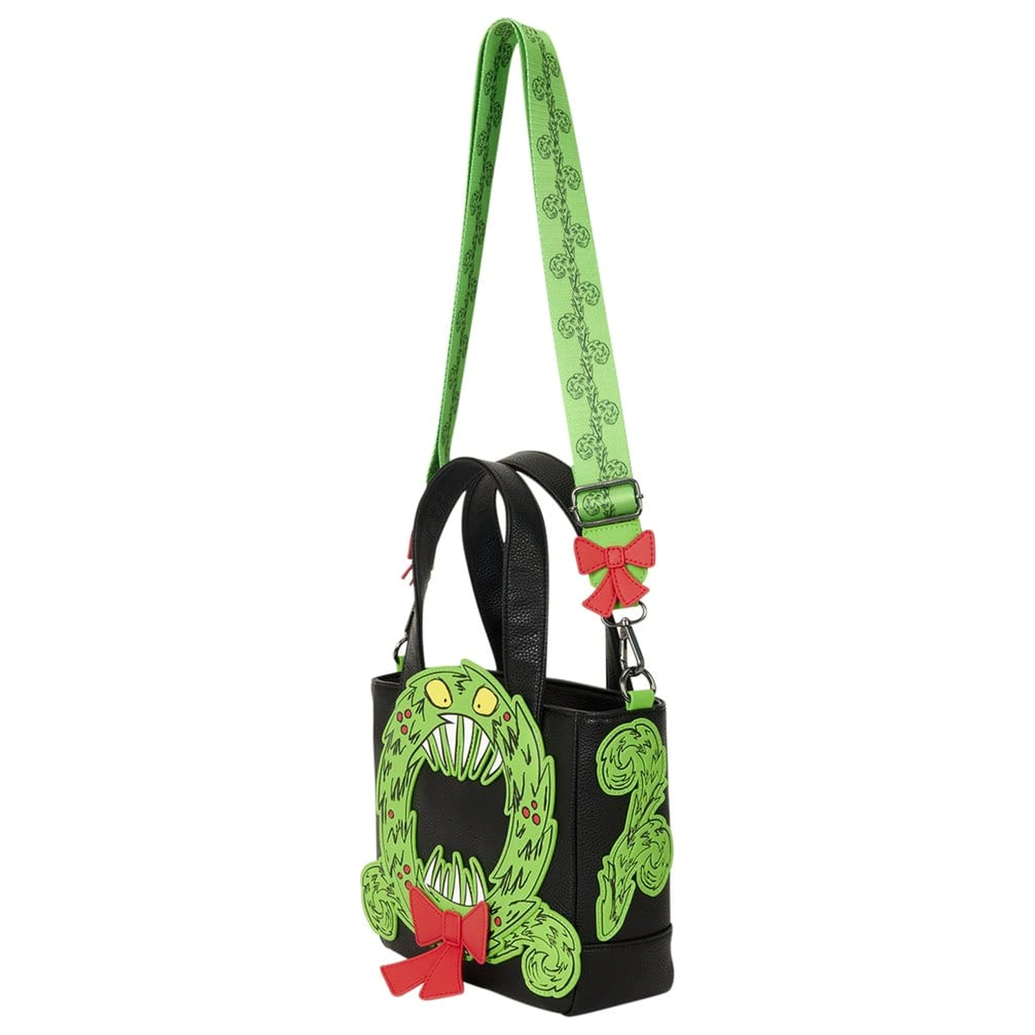 Geanta Crossbody Nightmare before Christmas by Loungefly Man-Eating Wreath poza produsului
