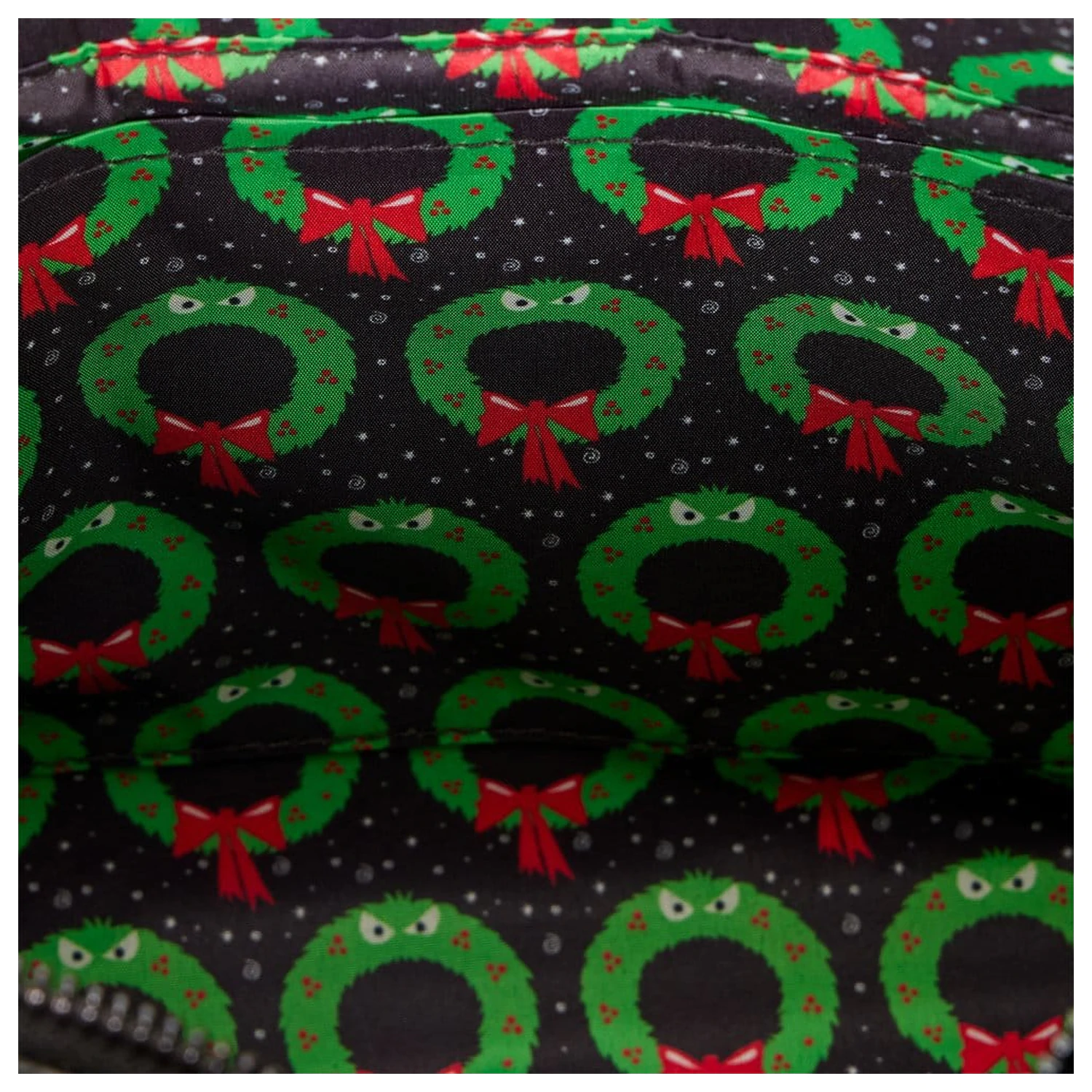 Geanta Crossbody Nightmare before Christmas by Loungefly Man-Eating Wreath poza produsului