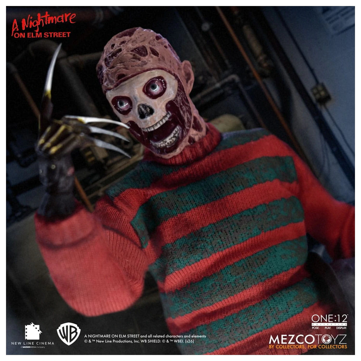 Nightmare On Elm Street figurina de actiune 1/12 Freddy Krueger 17 cm poza produsului