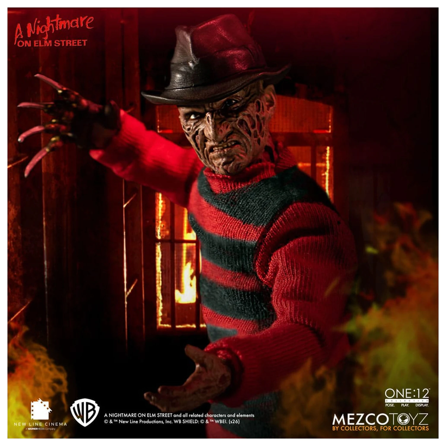 Nightmare On Elm Street figurina de actiune 1/12 Freddy Krueger 17 cm poza produsului