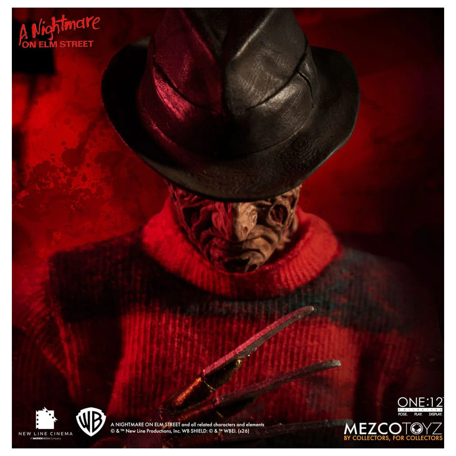Nightmare On Elm Street figurina de actiune 1/12 Freddy Krueger 17 cm poza produsului