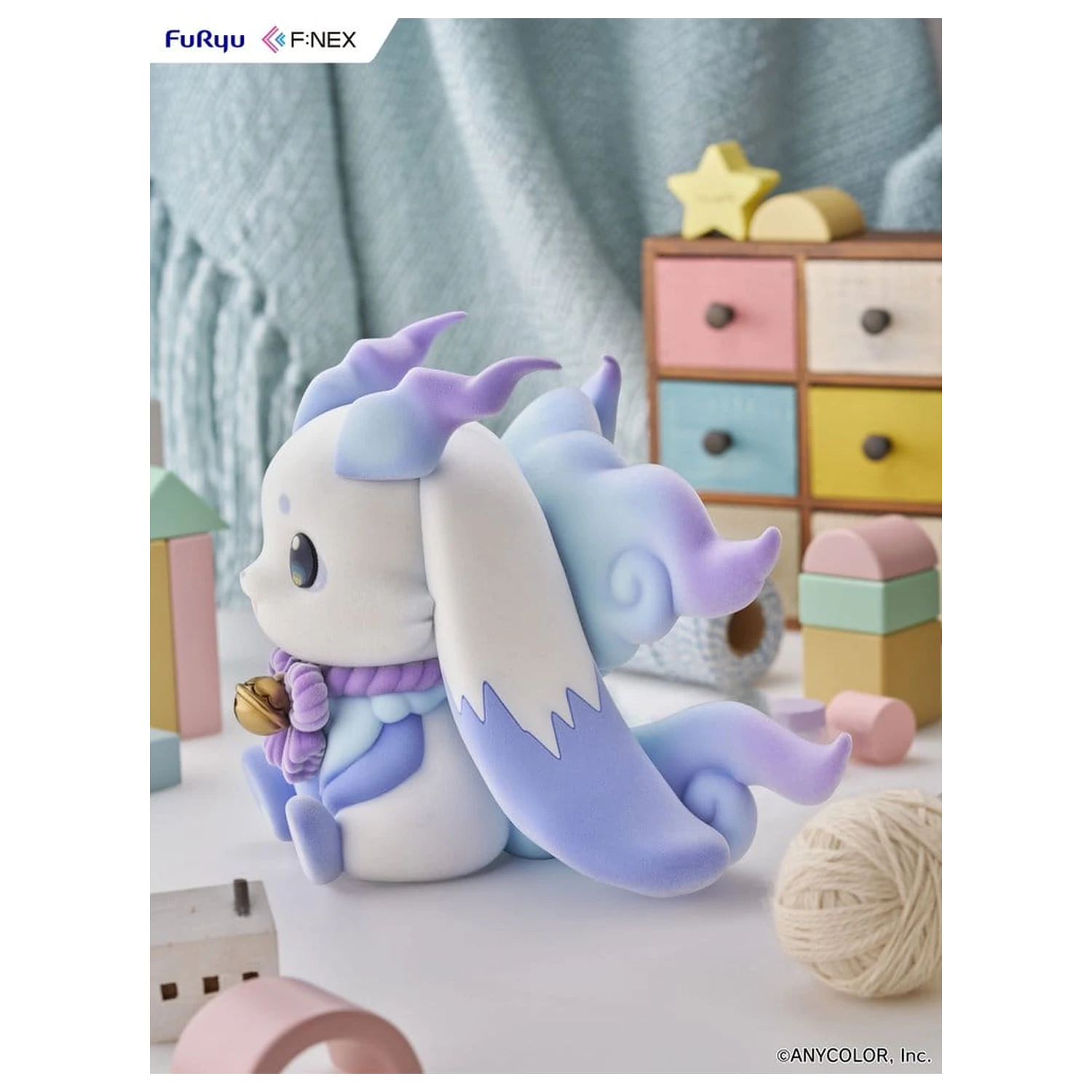 Nijisanji F:Nex Flocky Soft Vinyl Figura 1/2 Lunlun 20 cm poza produsului