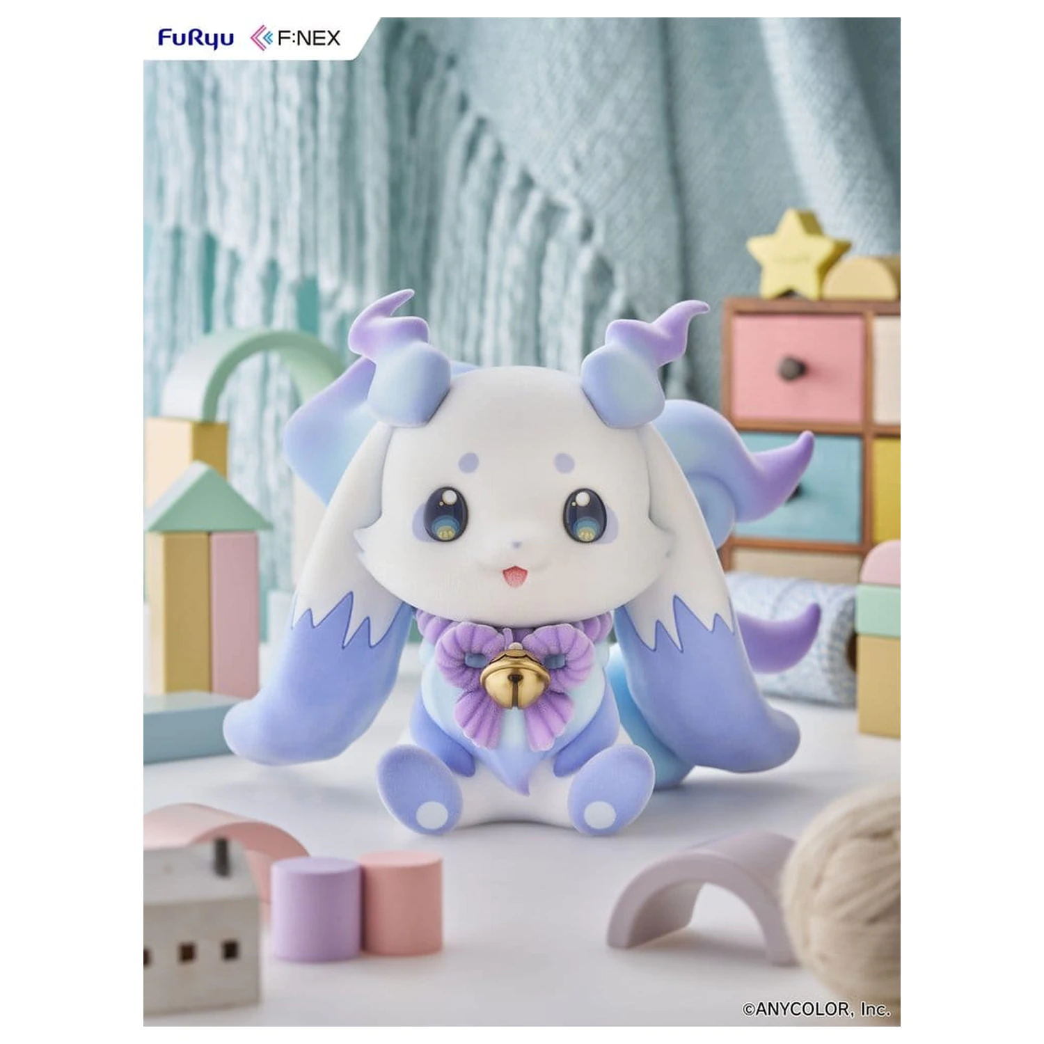 Nijisanji F:Nex Flocky Soft Vinyl Figura 1/2 Lunlun 20 cm poza produsului