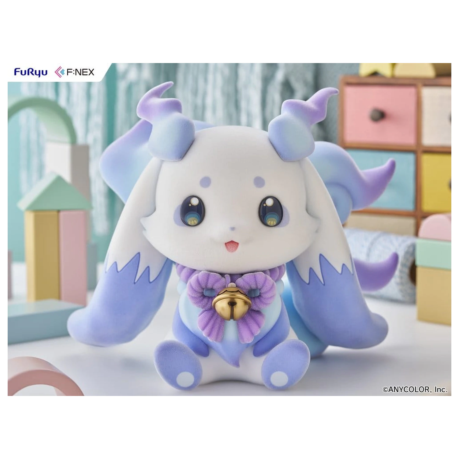Nijisanji F:Nex Flocky Soft Vinyl Figura 1/2 Lunlun 20 cm poza produsului