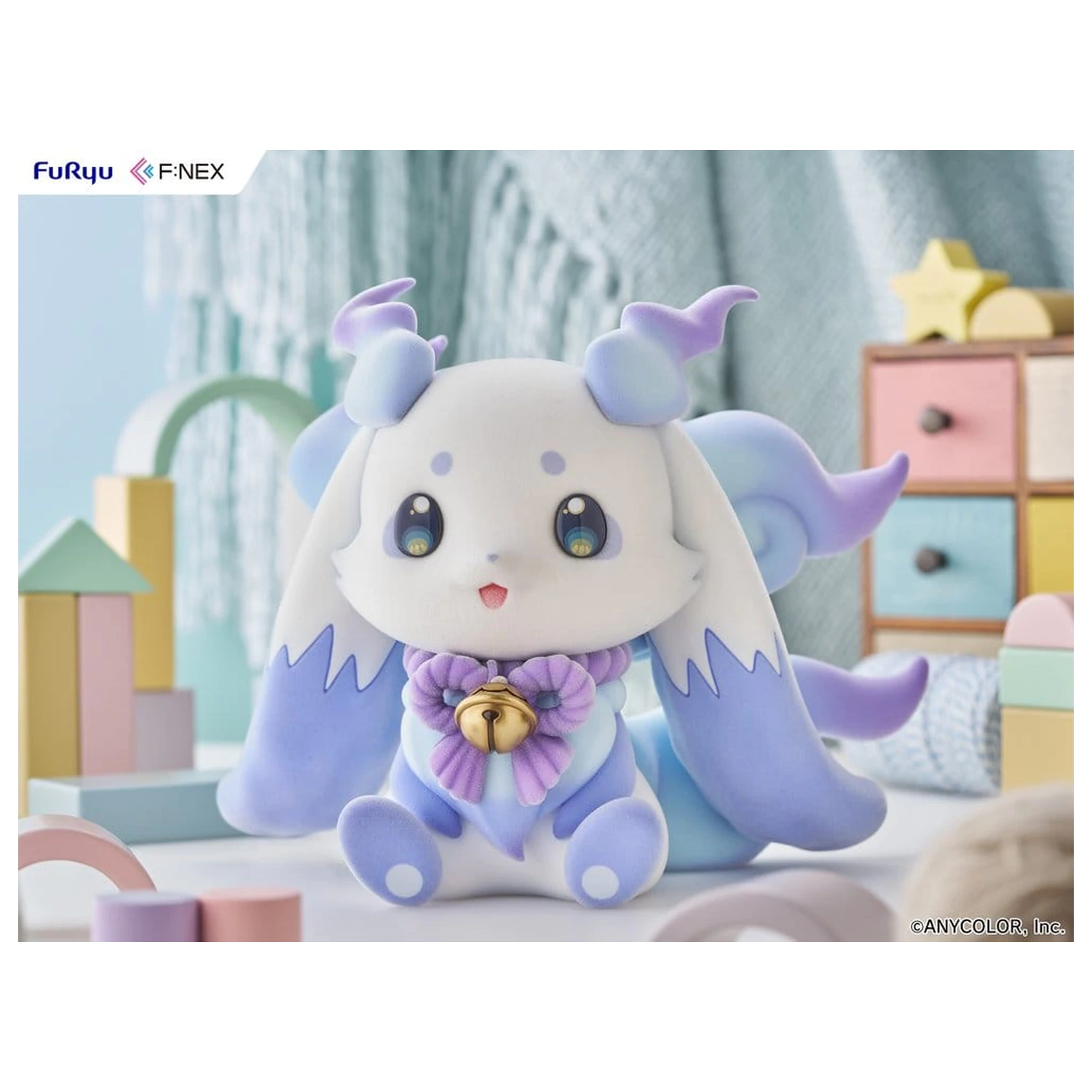 Nijisanji F:Nex Flocky Soft Vinyl Figura 1/2 Lunlun 20 cm poza produsului