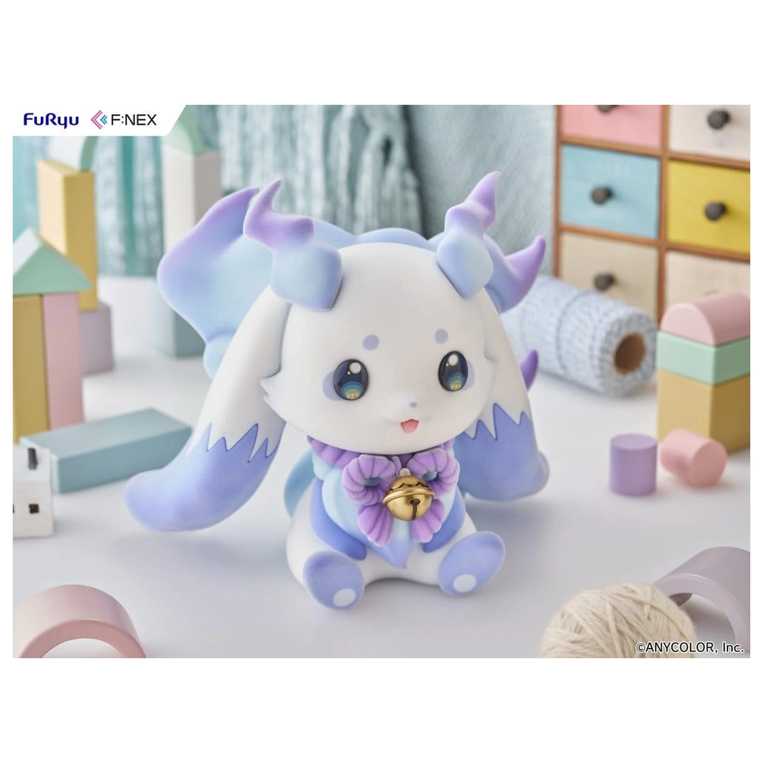 Nijisanji F:Nex Flocky Soft Vinyl Figura 1/2 Lunlun 20 cm poza produsului