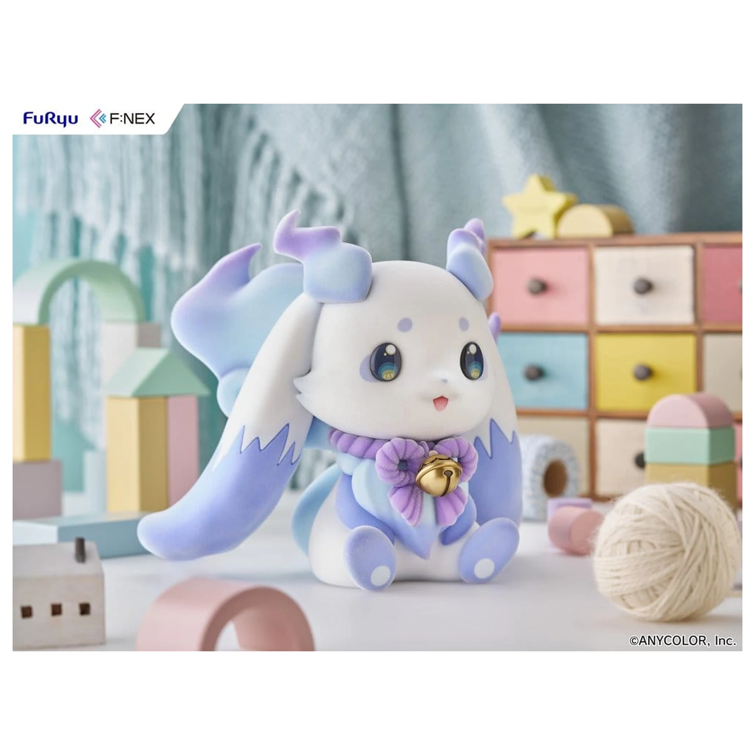 Nijisanji F:Nex Flocky Soft Vinyl Figura 1/2 Lunlun 20 cm poza produsului