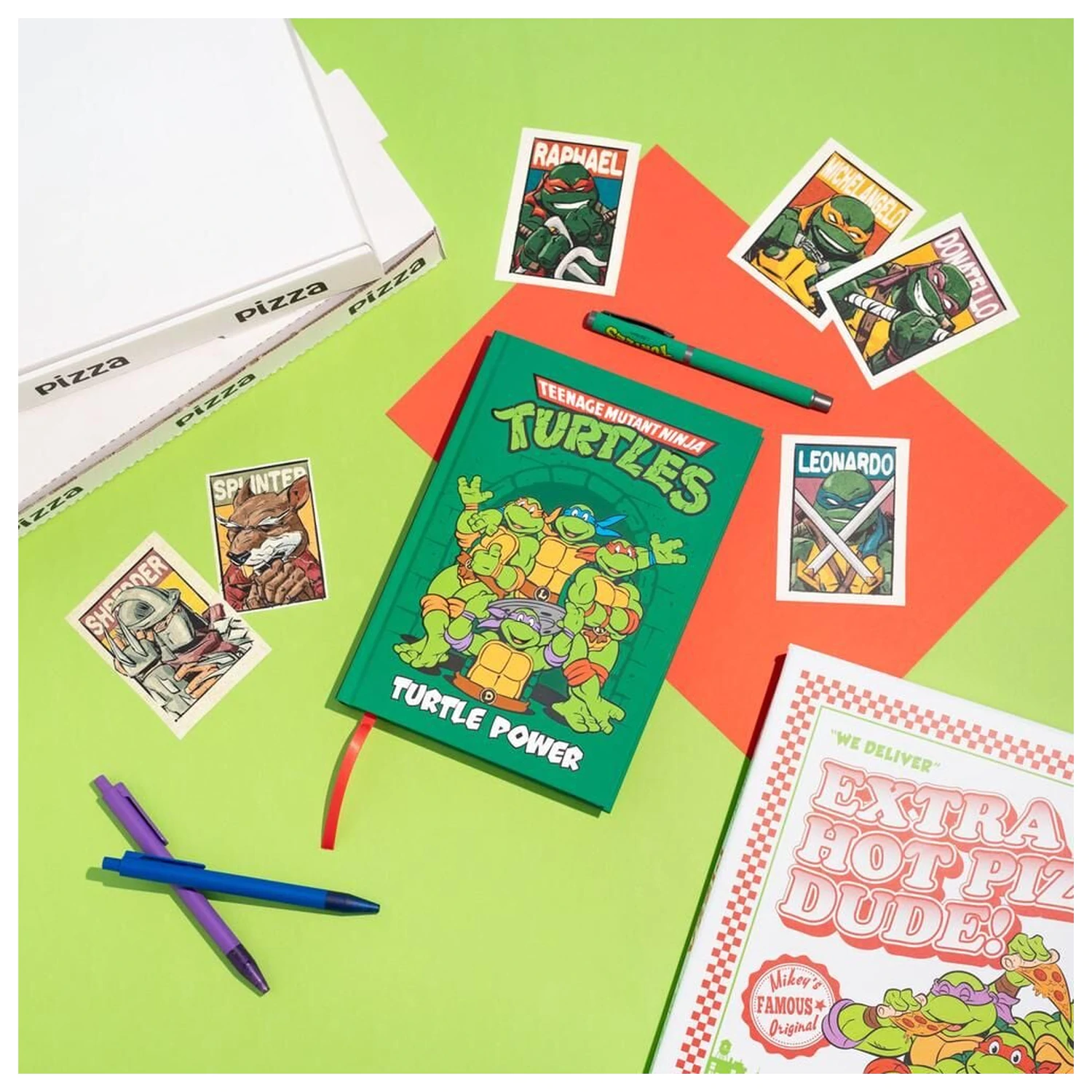 Ninja Turtles caiet A5 + pix poza produsului