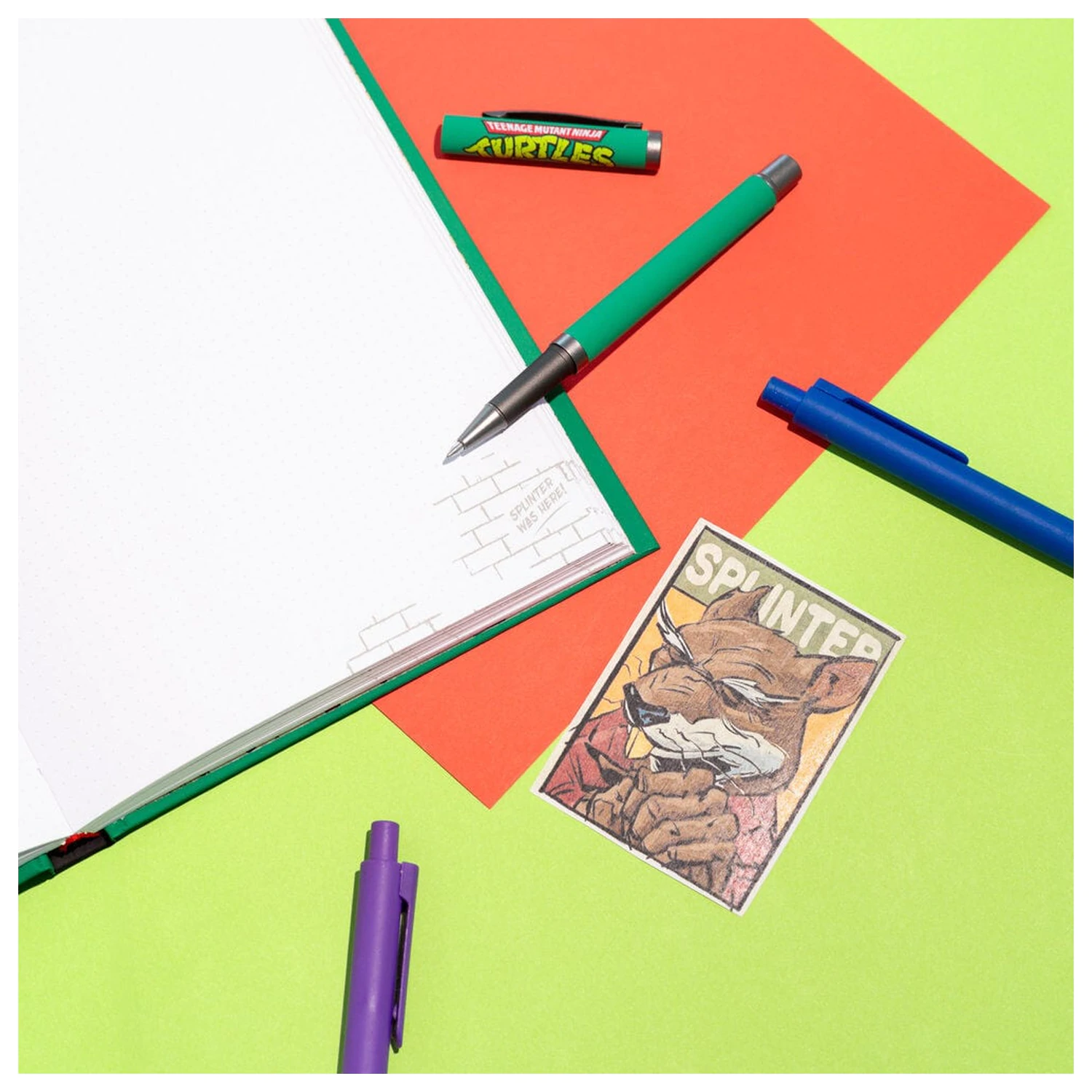 Ninja Turtles caiet A5 + pix poza produsului