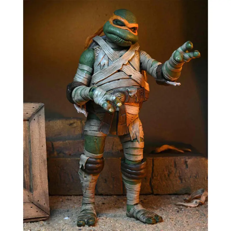 Figurina suprema Ninja Turtles as the Mummy Michelangelo 18cm poza produsului