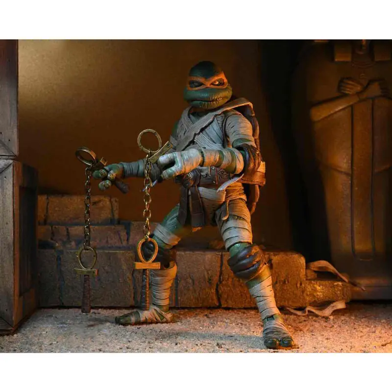 Figurina suprema Ninja Turtles as the Mummy Michelangelo 18cm poza produsului