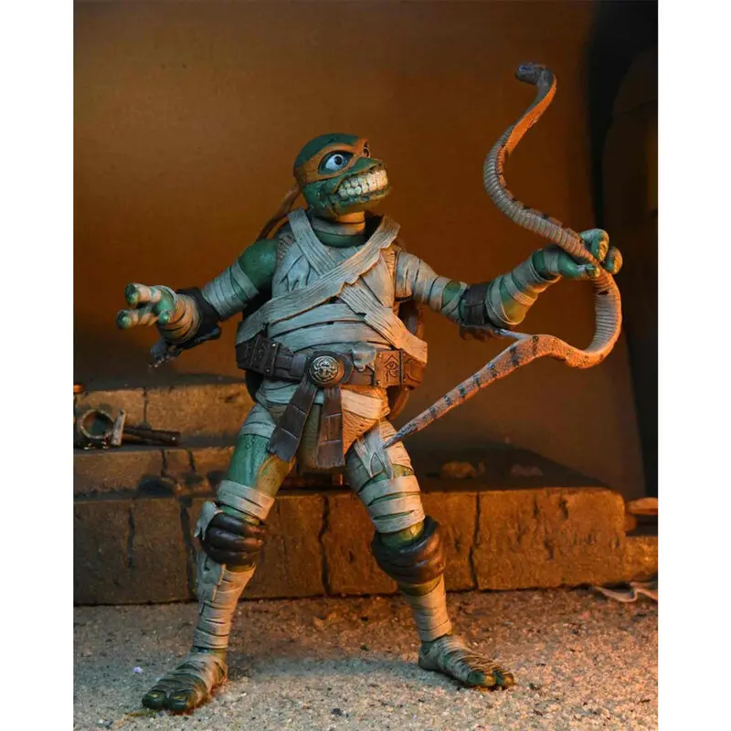 Figurina suprema Ninja Turtles as the Mummy Michelangelo 18cm poza produsului