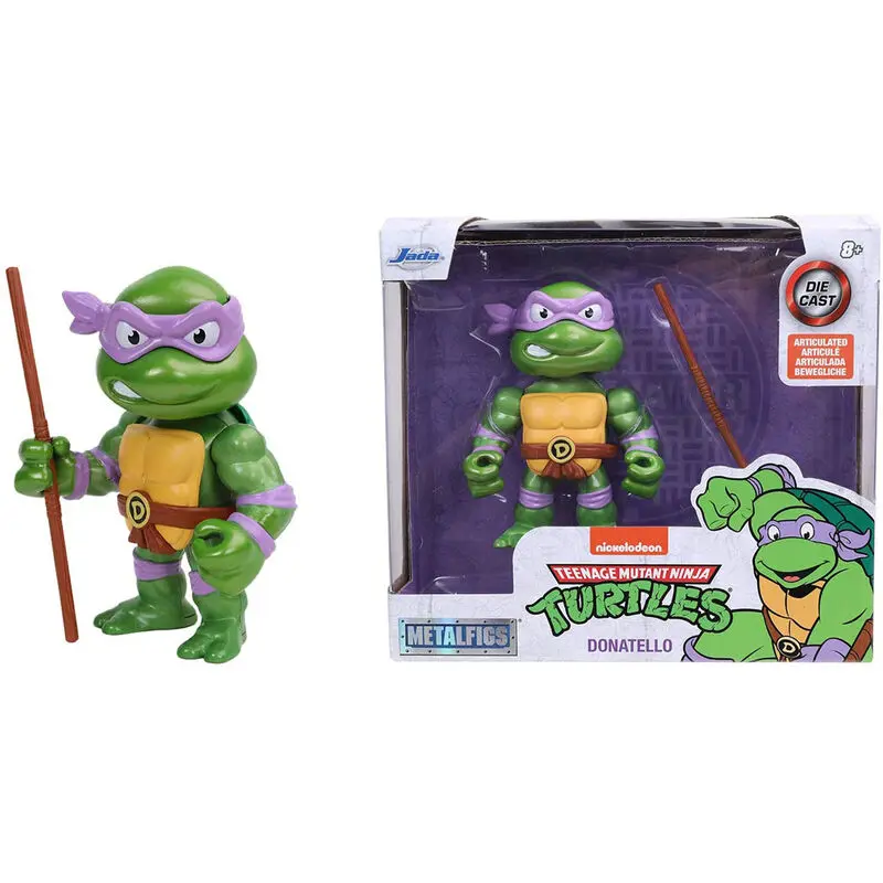 Figurină metalică Ninja Turtles Donatello 10cm poza produsului