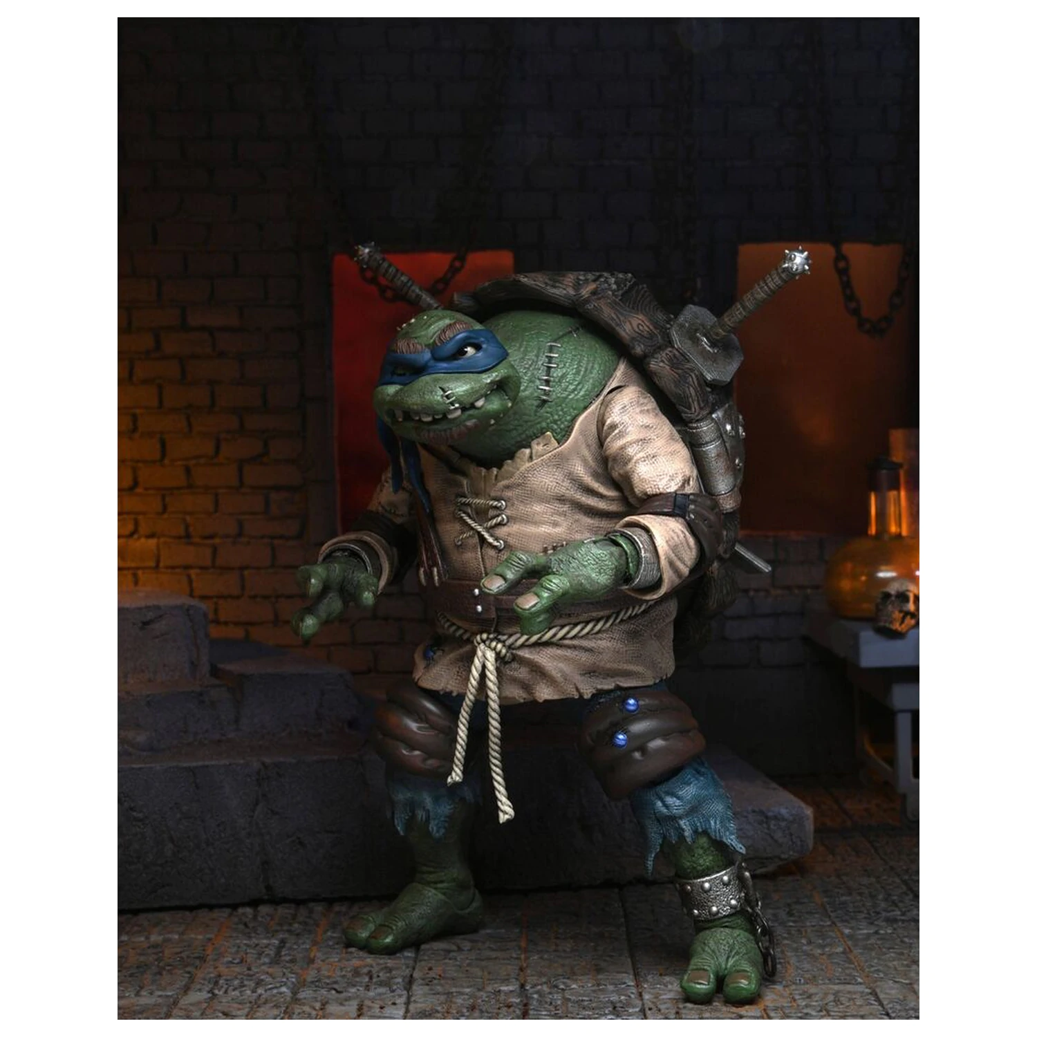 Ninja Turtles Leonardo figurină Ultimate cocoșat 18cm poza produsului