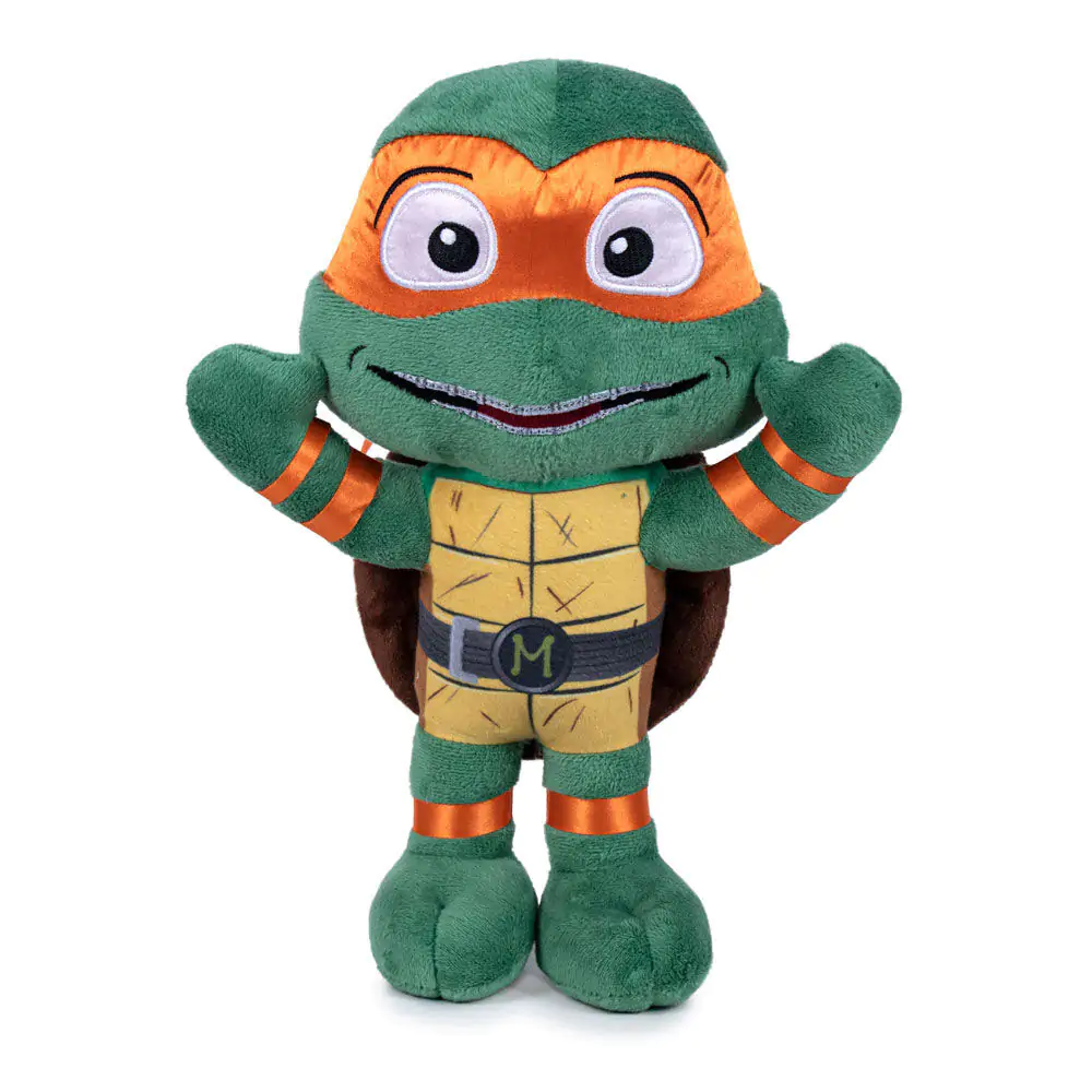 Ninja Turtles Mutant Mayhem Michelangelo jucărie de pluș 38cm poza produsului