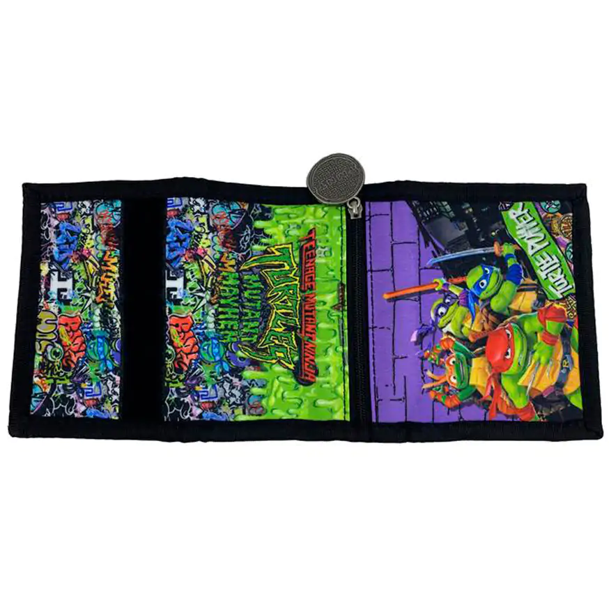 Set portofel + breloc Ninja Turtles Mutant Mayhem poza produsului