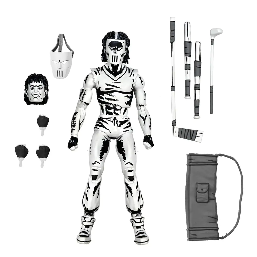 Figurină Ninja Turtles Teenage Mutant Casey Jones Alb-Negru 18cm poza produsului