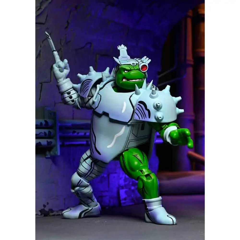 Ninja Turtles Teenage Mutant Mirage Comics Cyborg Donatello figurina 18cm poza produsului