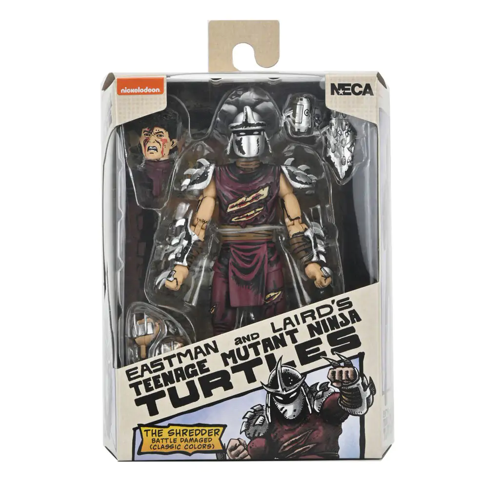 Figurină Ninja Turtles Teenage Mutant The Shredder Battle Damaged 18 cm poza produsului
