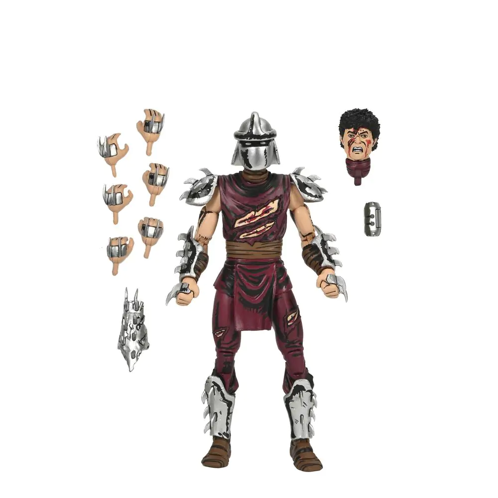 Figurină Ninja Turtles Teenage Mutant The Shredder Battle Damaged 18 cm poza produsului