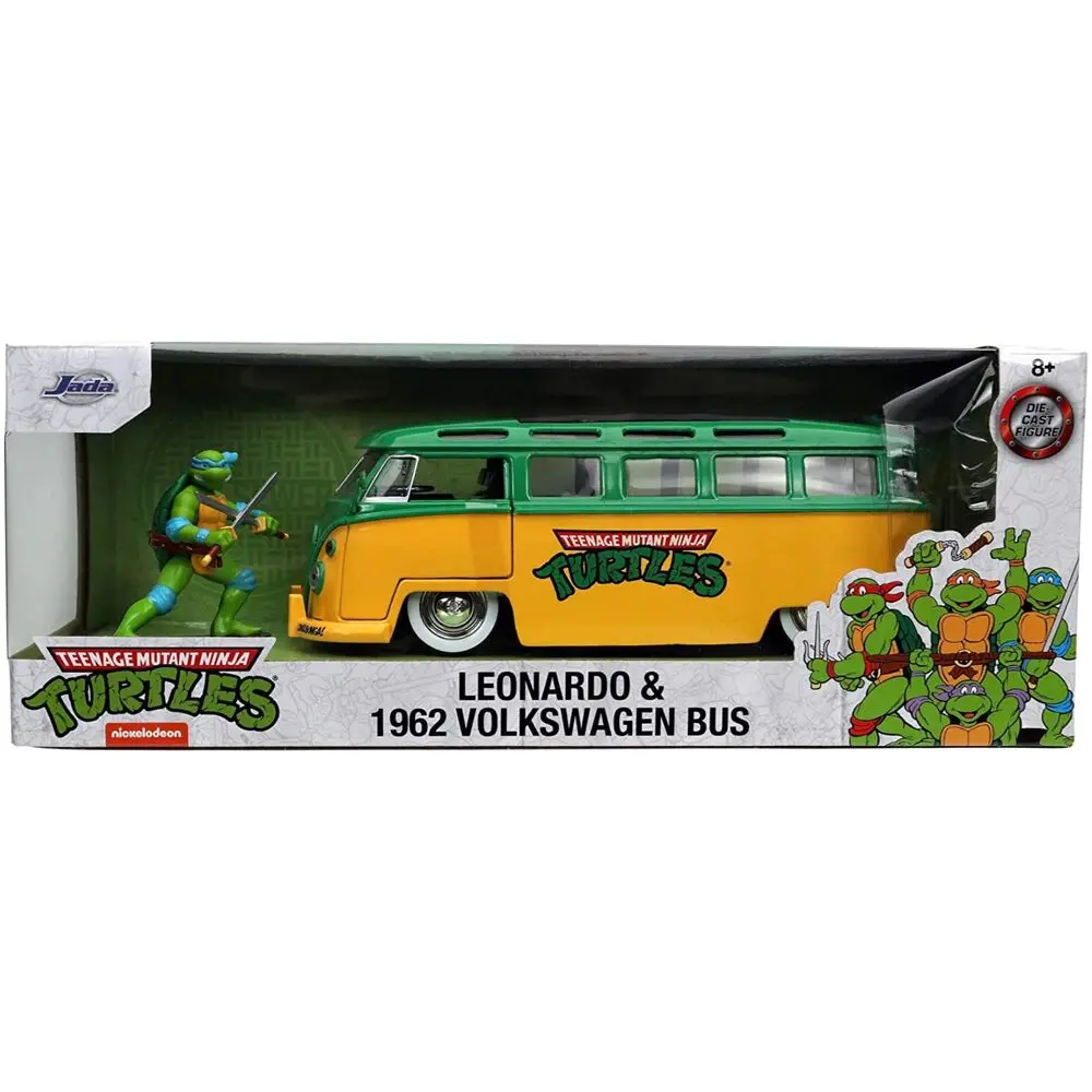 Teenage Mutant Ninja Turtles Model Diecast 1/24 Autobuz VW 1962 Leonardo poza produsului