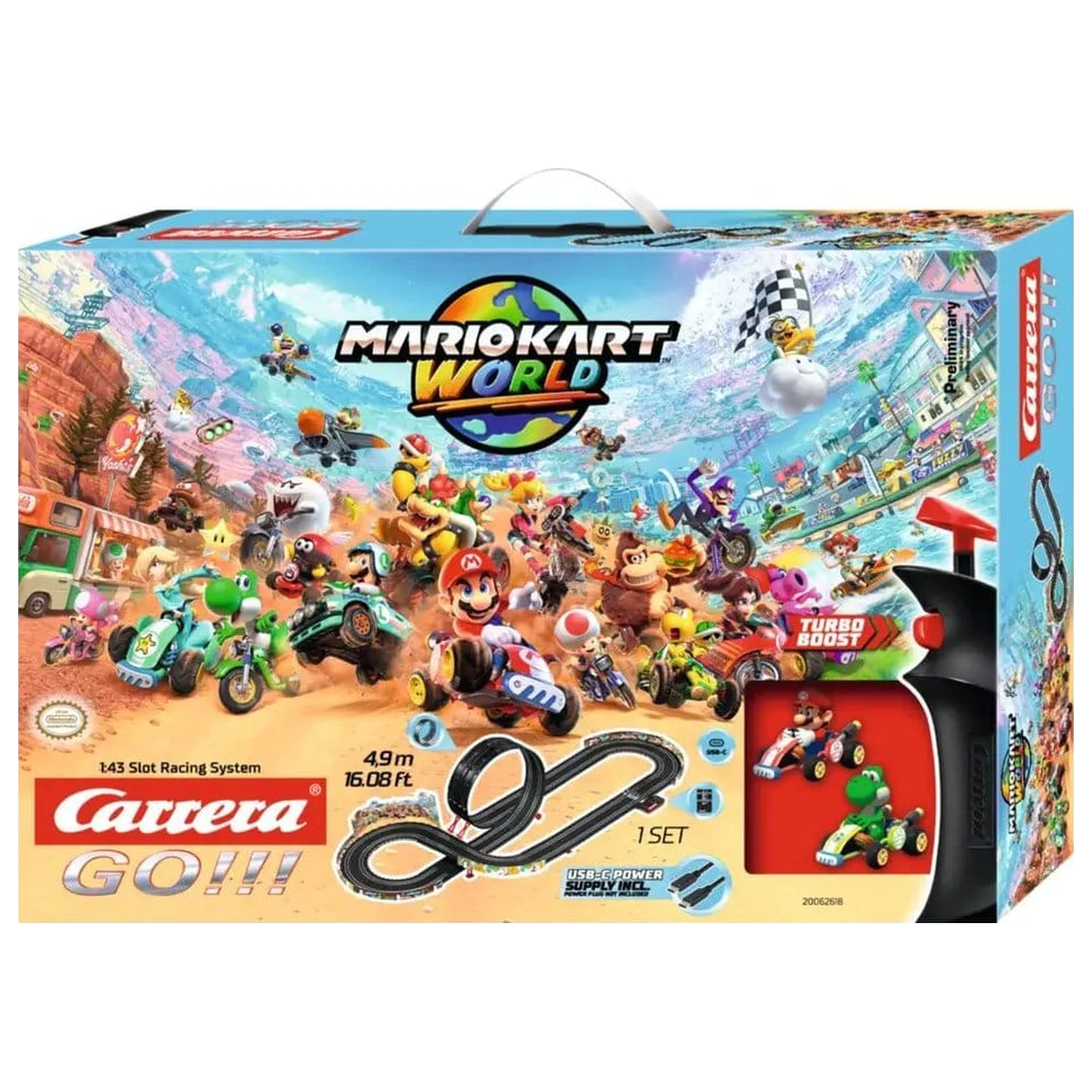 Nintendo Mario Kart Carrera GO!!! Set pista de curse Mario Kart World poza produsului