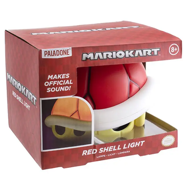 Nintendo Mario Kart Red Shell lampă cu sunet poza produsului