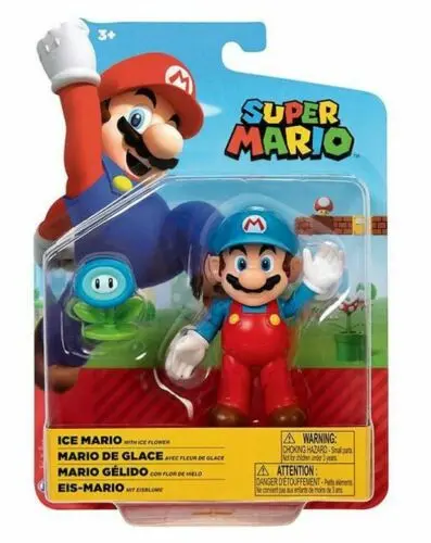 figurina Nintendo Super Ice Mario 10 cm poza produsului