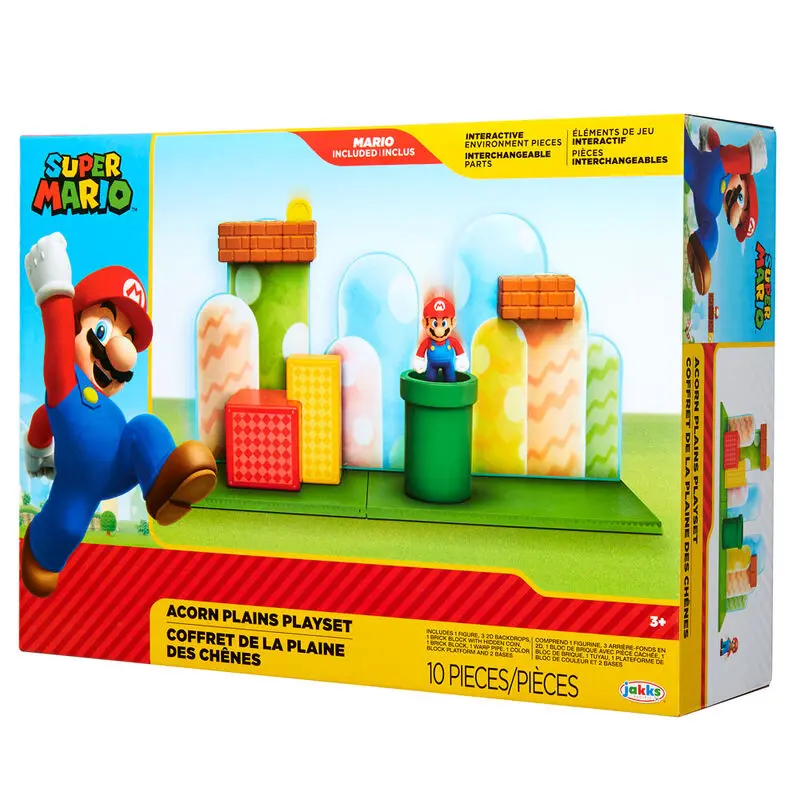 World of Nintendo Super Mario Set de Joacă Câmpiile Glandelor poza produsului