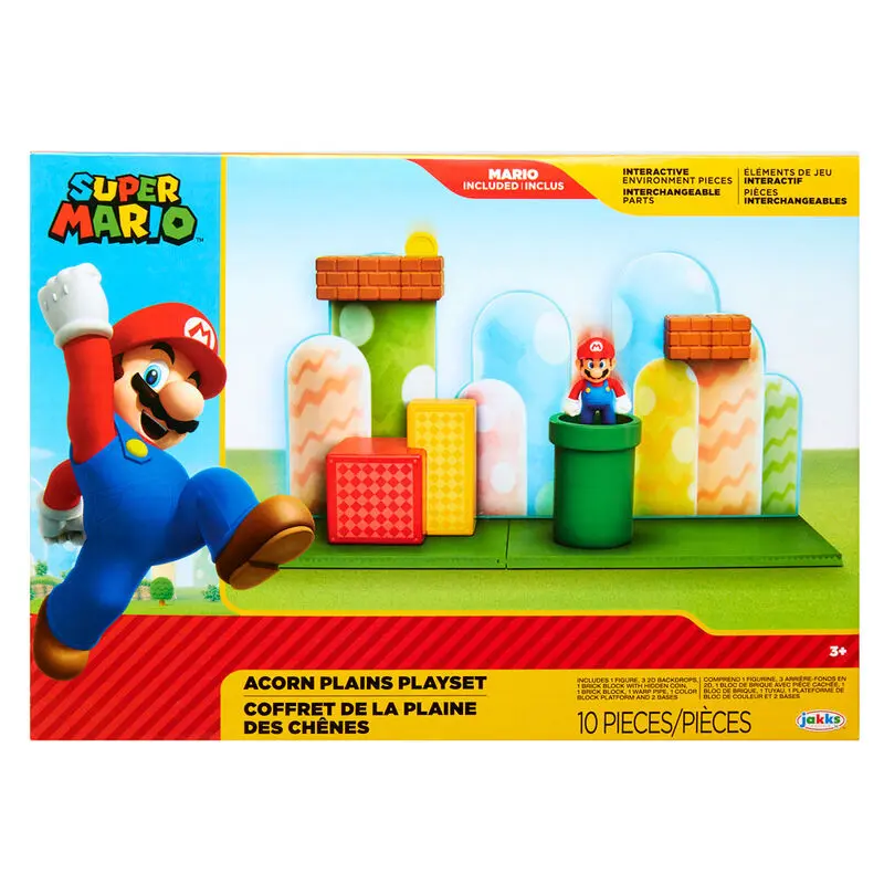 World of Nintendo Super Mario Set de Joacă Câmpiile Glandelor poza produsului