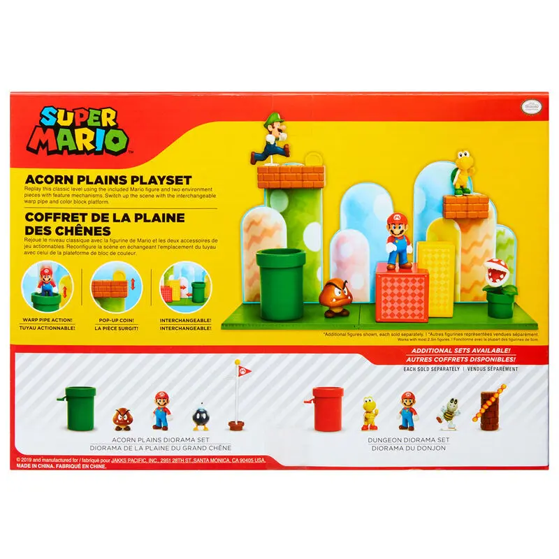 World of Nintendo Super Mario Set de Joacă Câmpiile Glandelor poza produsului