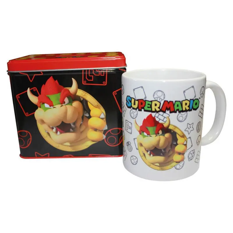 Nintendo Super Mario Bros Bowser Cană + Set pușculiță poza produsului