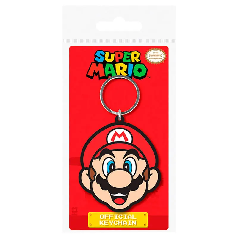 Breloc de cauciuc Super Mario Mario 6 cm poza produsului